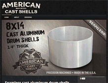 Tablet Screenshot of americancastshells.com